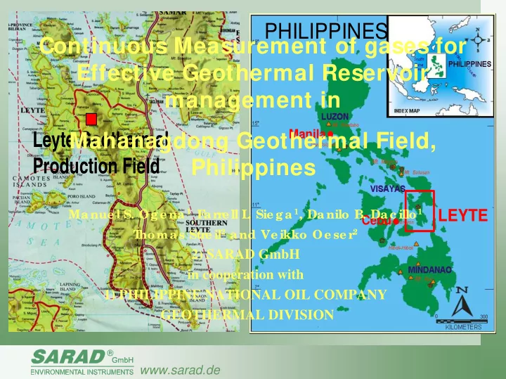 continuous measurement of gases for effective geothermal