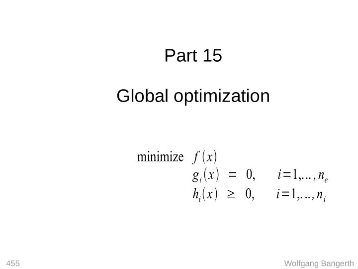 part 15 global optimization