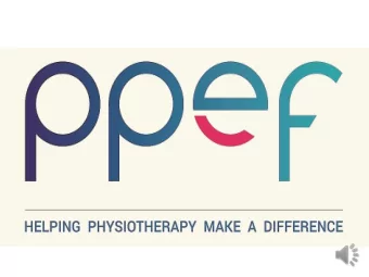 The Private Physiotherapy  Educational Foundation  2017 Awards  How a Private Physiotherapy