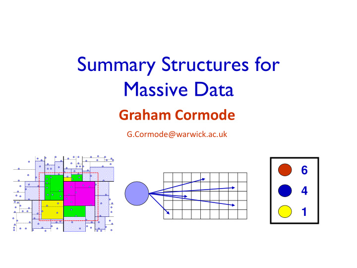 summary structures for massive data