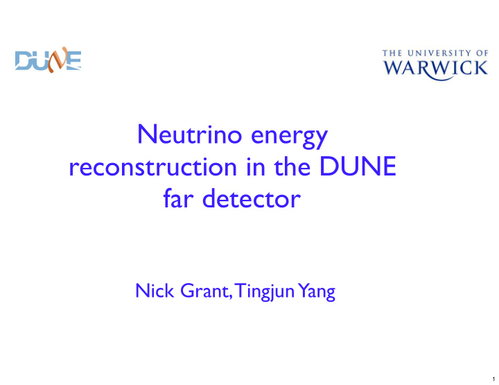 neutrino energy reconstruction in the dune far detector