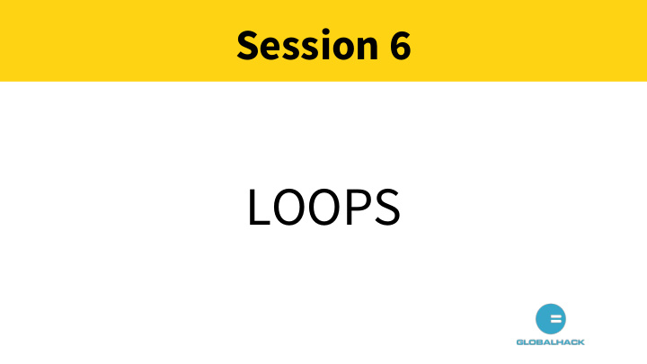 loops loops loops loops