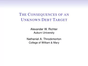 U PDATED ESTIMATE OF P  In Case 2, HH updates estimate of P each period  In period 1, their