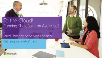 Get ready to be whats next. Jared Shockley  http://jaredontech.com  Senior Service Engineer