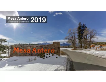Architectural Committee 2019  Mesa Antero  WYNTER  B U S I N E S S  K E Y N O T E  T E M P L AT E