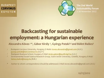 Higher eco-efficiency: reduced emissions per unit of production  Tools: financial incentives