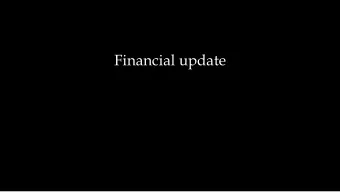 Financial update  Worship 3.0 update  Experiencing this season of Christmas amidst everyday life