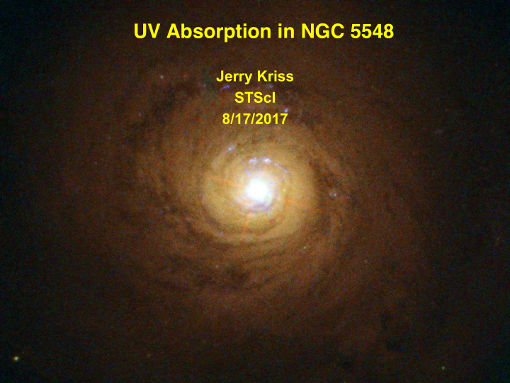 uv absorption in ngc 5548