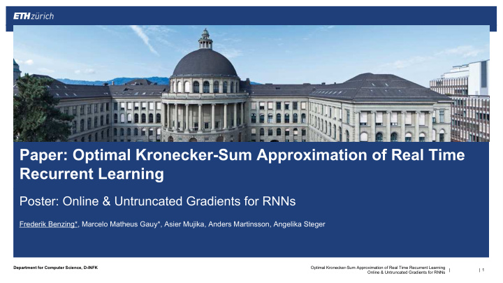 paper optimal kronecker sum approximation of real time