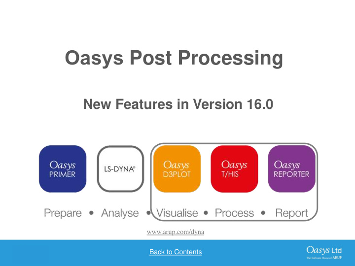oasys post processing