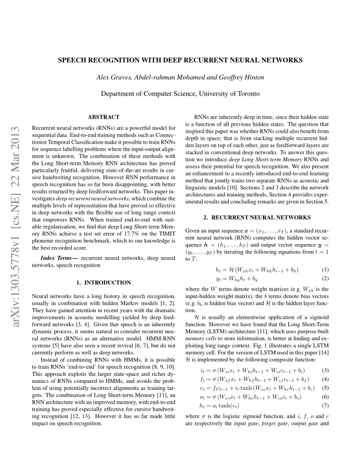 arxiv 1303 5778v1 cs ne 22 mar 2013