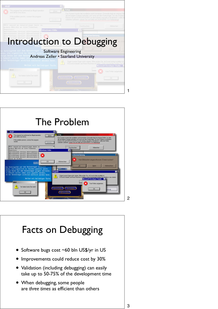 introduction to debugging