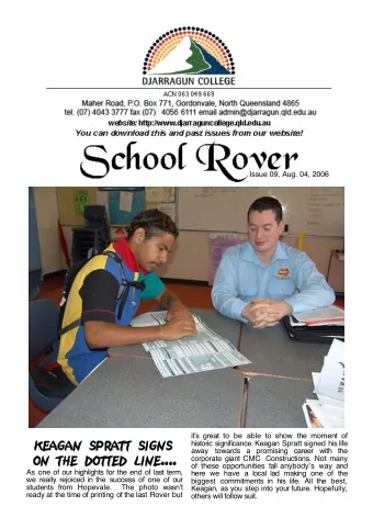 KEAGAN SPRATT SIGNS  historic significance. Keagan Spratt signed his life  away towards a promising