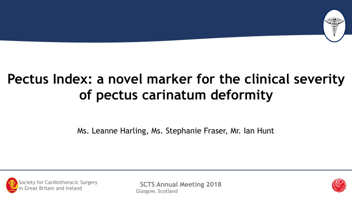 pectus index a novel marker for the clinical severity of