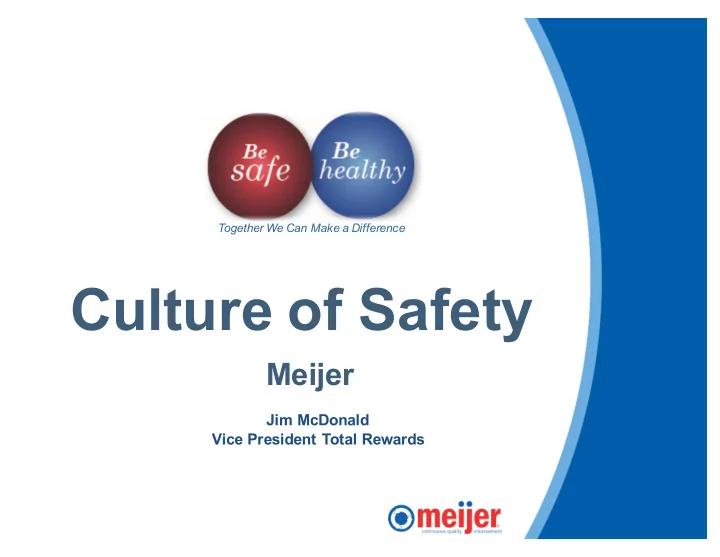 culture of safety