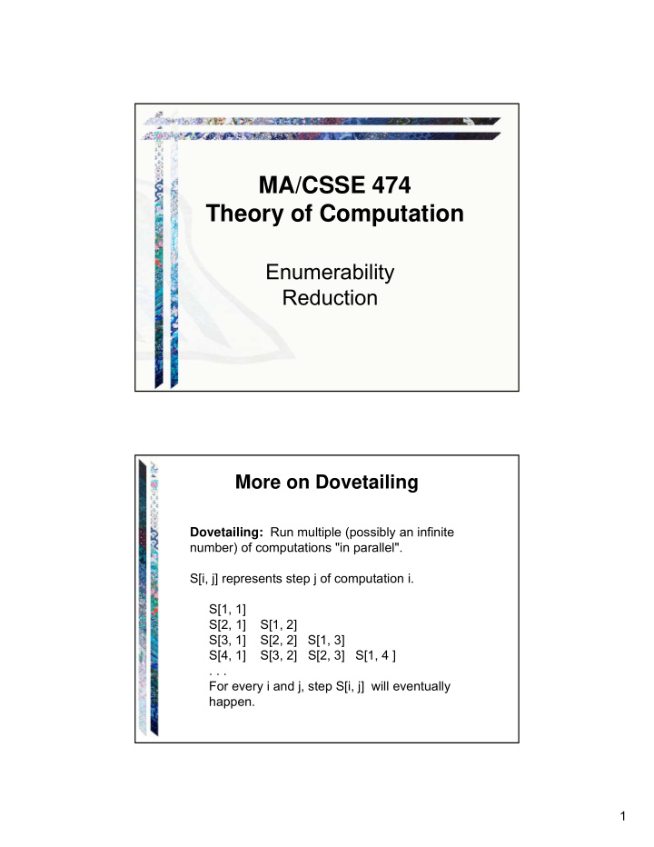 ma csse 474 theory of computation