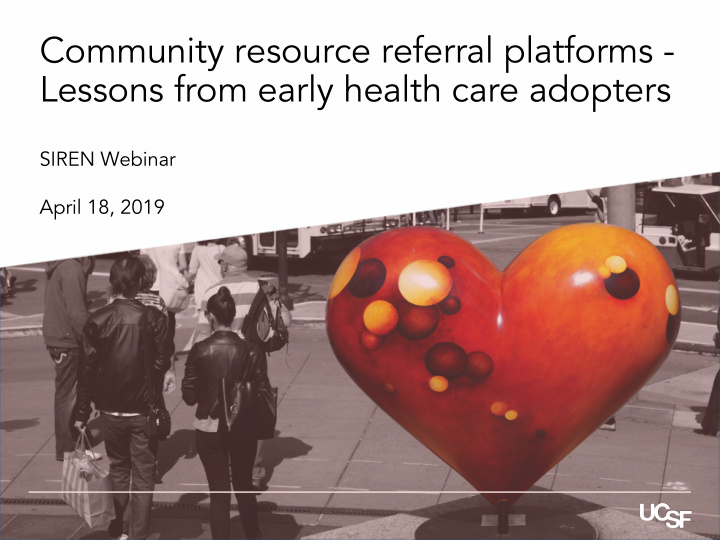 community resource referral platforms lessons from early