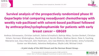 weekly nab-paclitaxel with solvent-based paclitaxel followed  by anthracycline/cyclophosphamide for