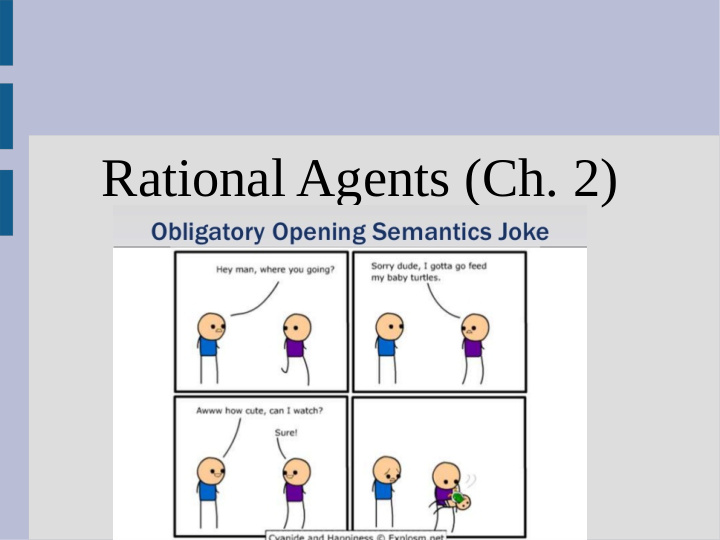 rational agents ch 2 rational agent