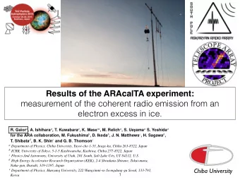 Results of the ARAcalTA experiment:  measurement of the coherent radio emission from an  electron