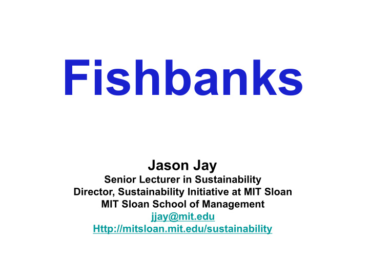 fishbanks
