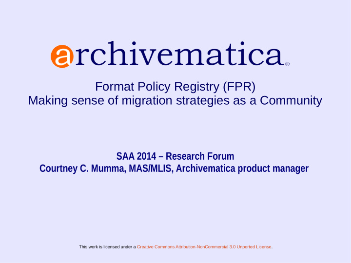 format policy registry fpr making sense of migration