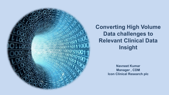 converting high volume data challenges to relevant