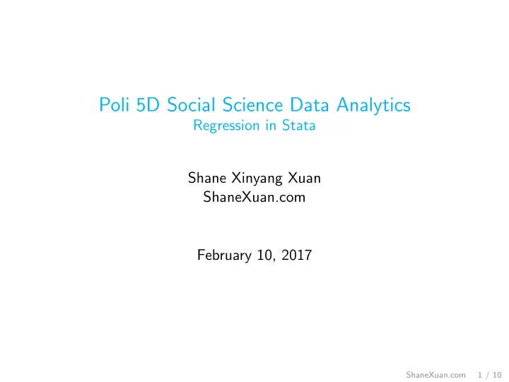 poli 5d social science data analytics