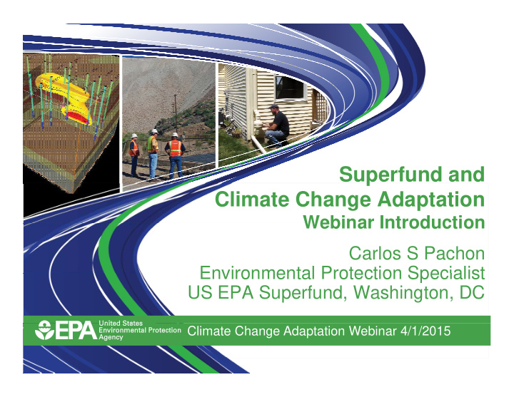 superfund and superfund and climate change adaptation