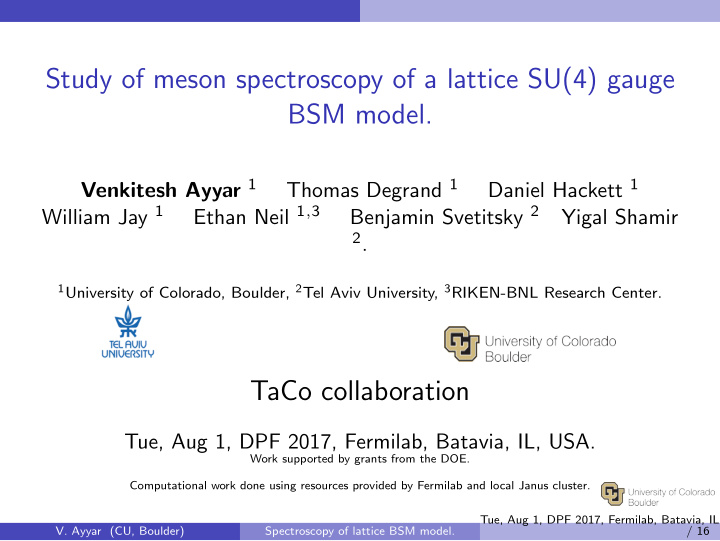study of meson spectroscopy of a lattice su 4 gauge bsm