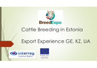 cattle breeding in estonia export experience ge kz ua