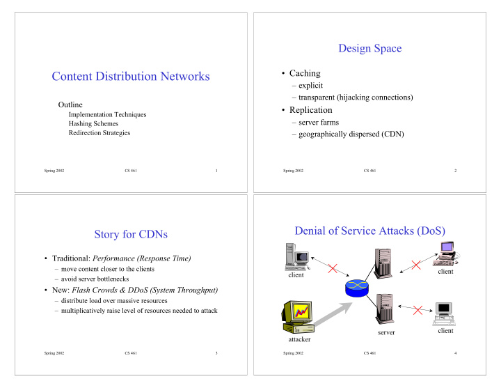 content distribution networks