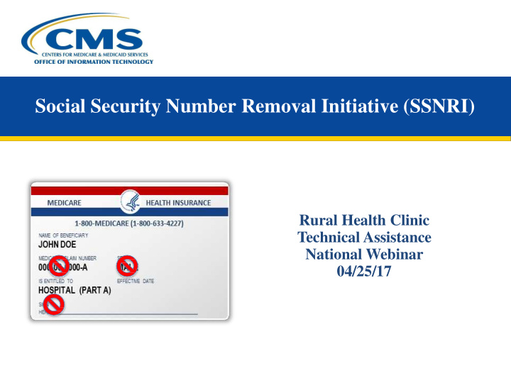 social security number removal initiative ssnri