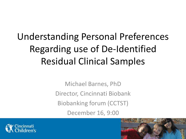 understanding personal preferences regarding use of de