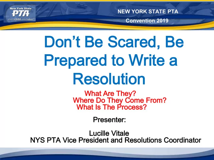 convention 2019 don t be scared be don t be scared be