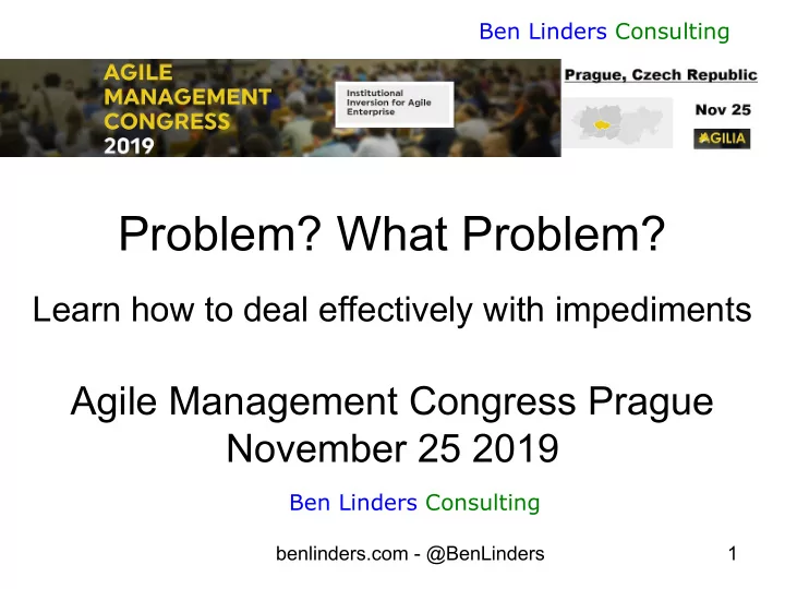 problem what problem