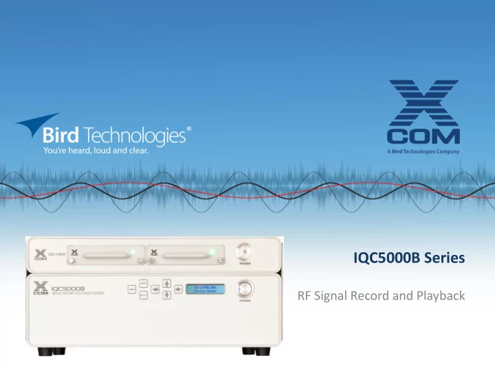 iqc5000b series