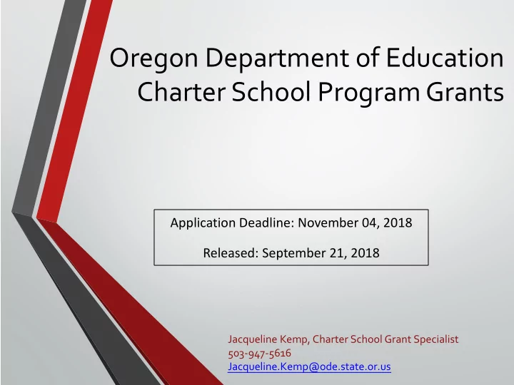 oregon department of education