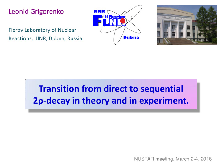 transition from direct to sequential