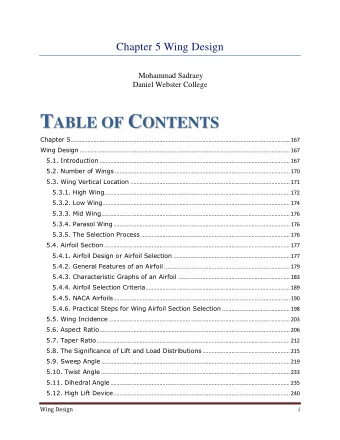 T  C S  AB  BL  LE  E  O  OF  F  ON  NT  TE  EN  NT  TS Chapter 5