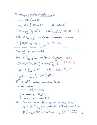zfso.TT  General p spin model Hulot the centered Gaussian  with  yN  EE  l  I ELHnlolH.de f  Ngc