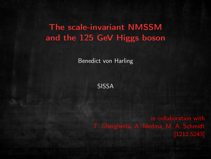 the scale invariant nmssm and the 125 gev higgs boson