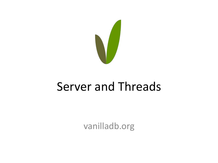 server and threads