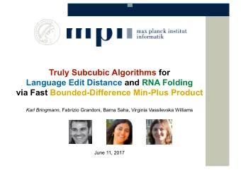 Truly Subcubic Algorithms for  Language Edit Distance and RNA Folding  via Fast Bounded-Difference