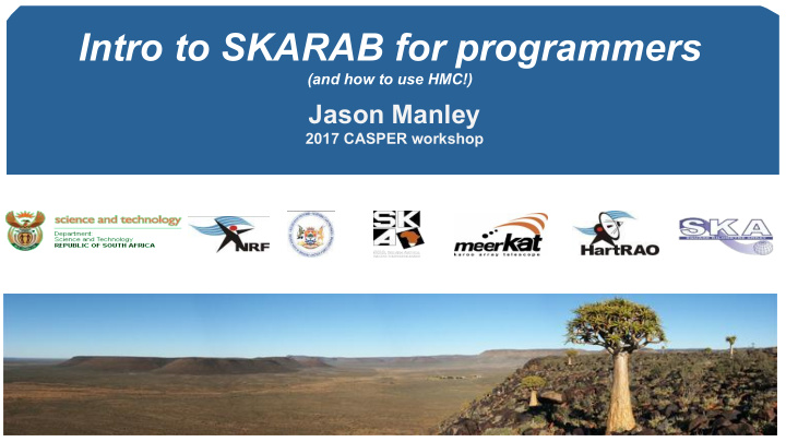 intro to skarab for programmers