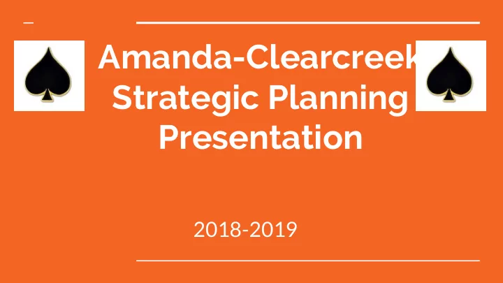 amanda clearcreek strategic planning presentation