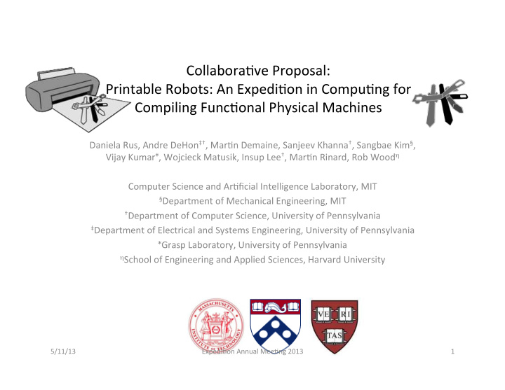 collabora ve proposal printable robots an expedi on in
