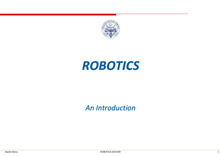 robotics robotics