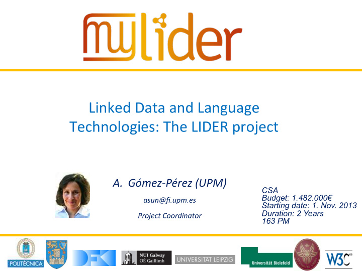 linked data and language