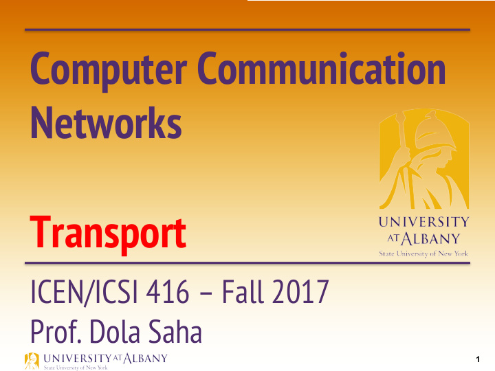 computer communication networks transport